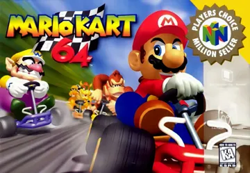 Mario Kart 64 (USA) box cover front